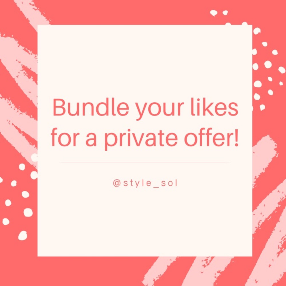 Bundle your likes and save money! details below~